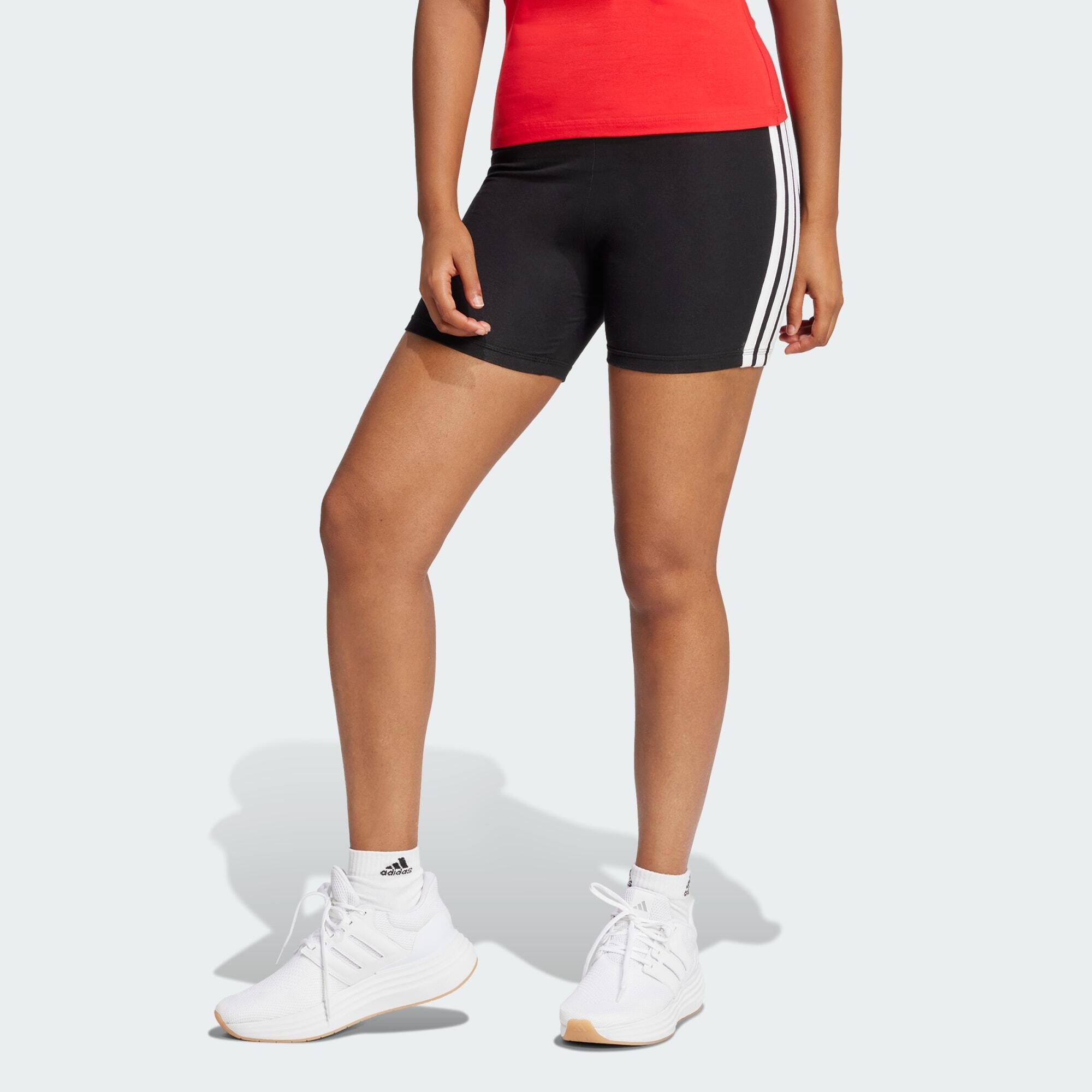 Szorty Essentials 3-Stripes High Waisted Biker