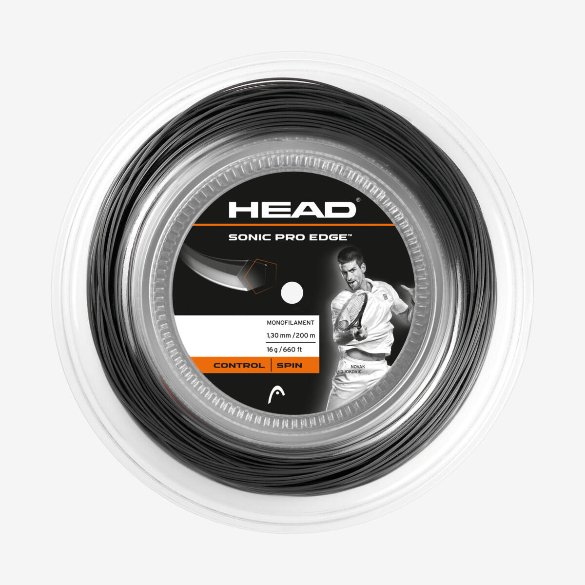 Naciąg do rakiet tenisowych HEAD Sonic Pro Edge™ 200m szpula