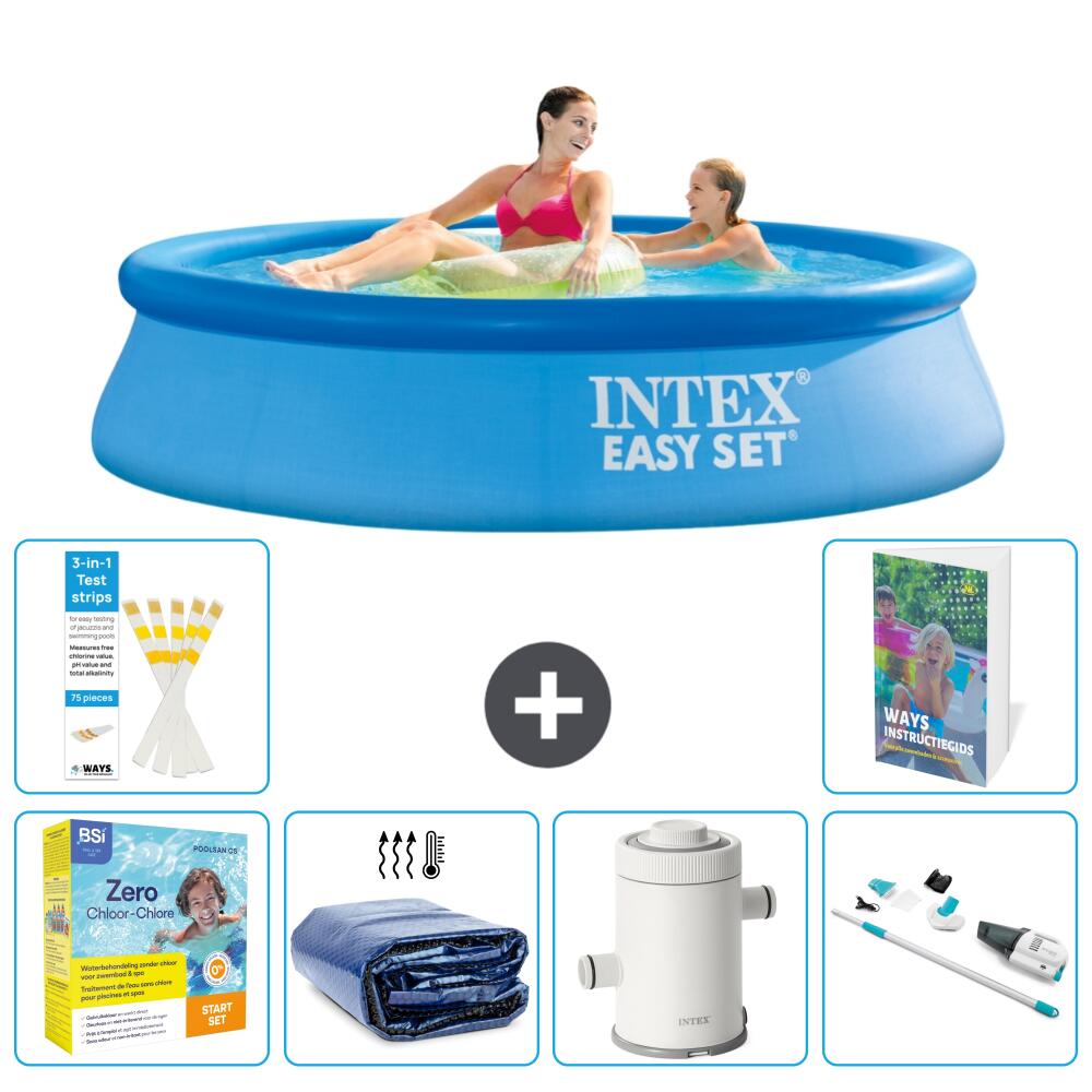 INTEX Basen Easy Set Okrągły - 244x61 cm - 7-częściowy S22
