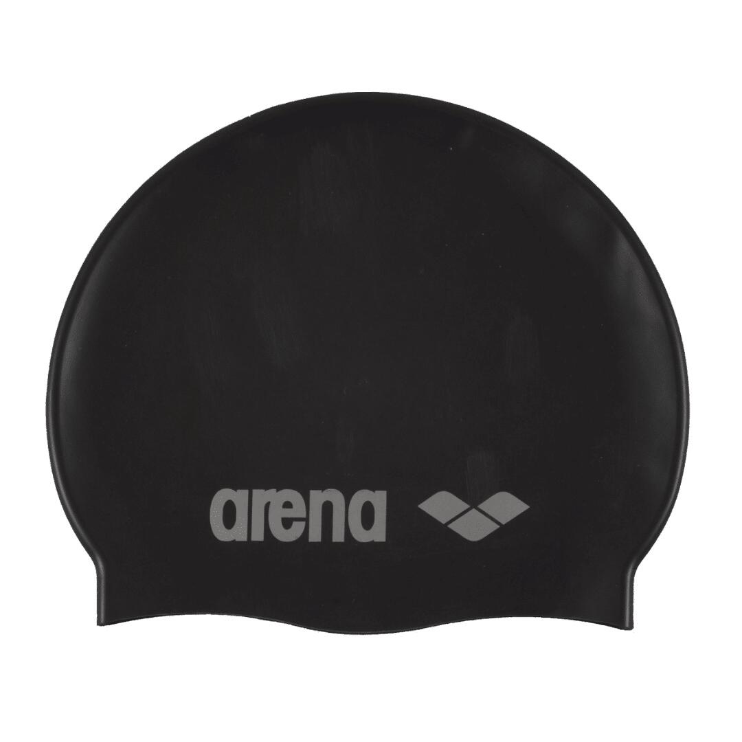Arena Kinder Badmuts Classic Silicone Zwart