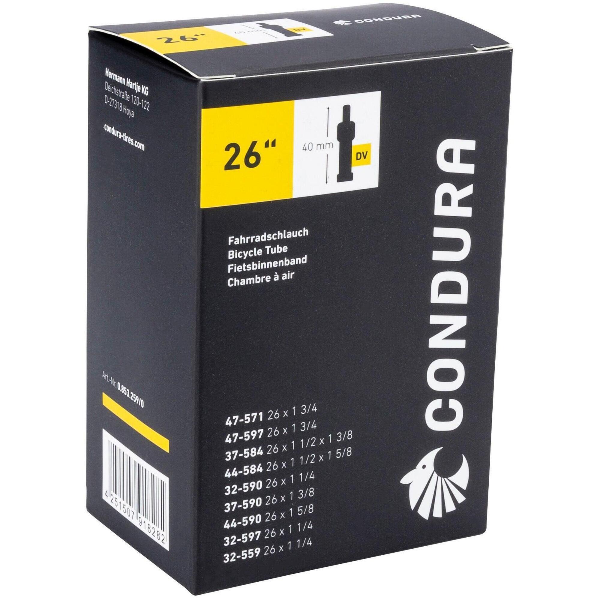 Wewnętrzna Dętka 26 Condura DV40 32/47-559/597 do Rowerów