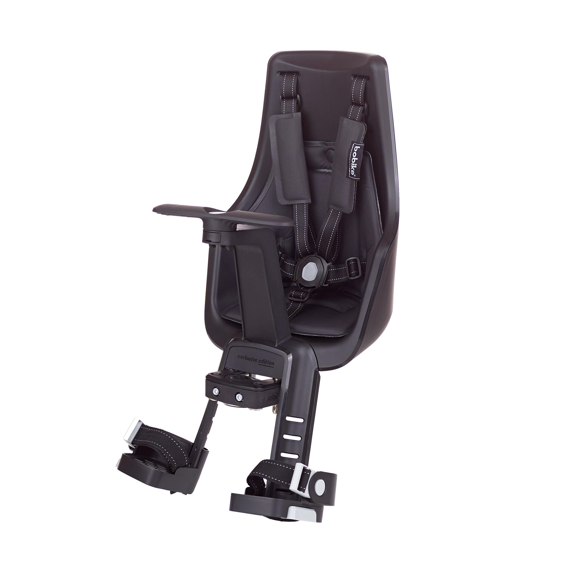 Fotelik rowerowy dla dzieci Mini EXCLUSIVE Plus Urban Black