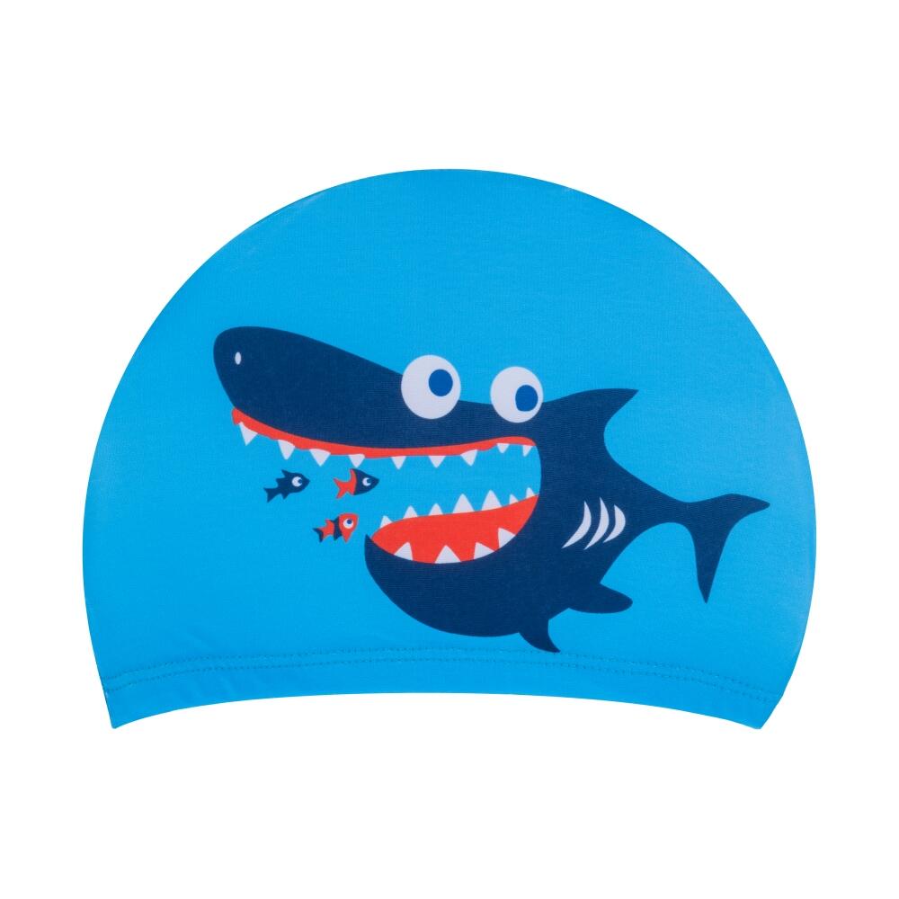 Czepek pływacki materiałowy dla dzieci na basen Aqua-Sport Polyester Printed Cap
