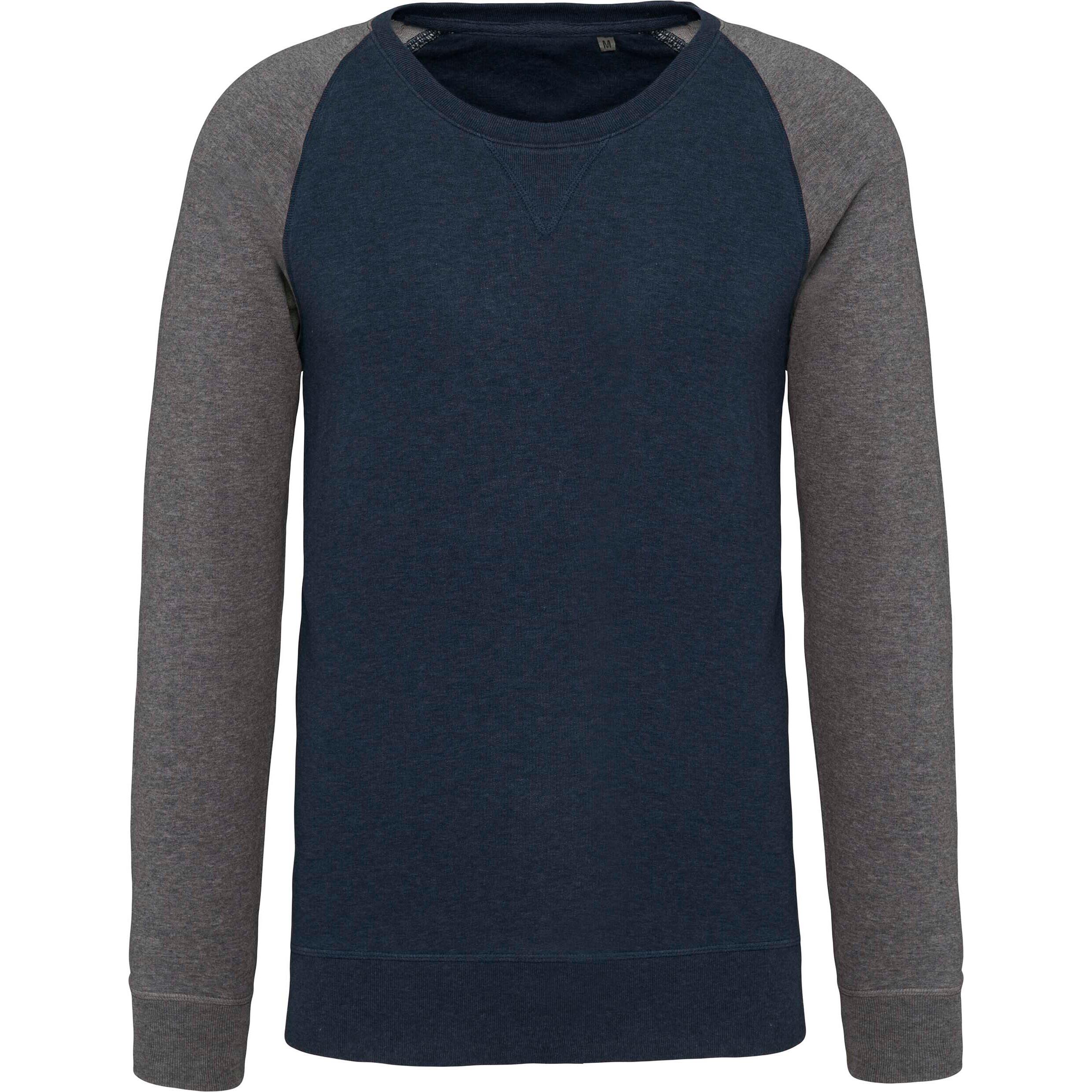 Bluza z okrągłym dekoltem Kariban bicolore Manches Raglan