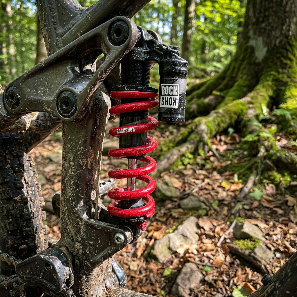 ROCKSHOX sprężyna RS 67,5–75 mm, 174 mm, 400 lb, electric red