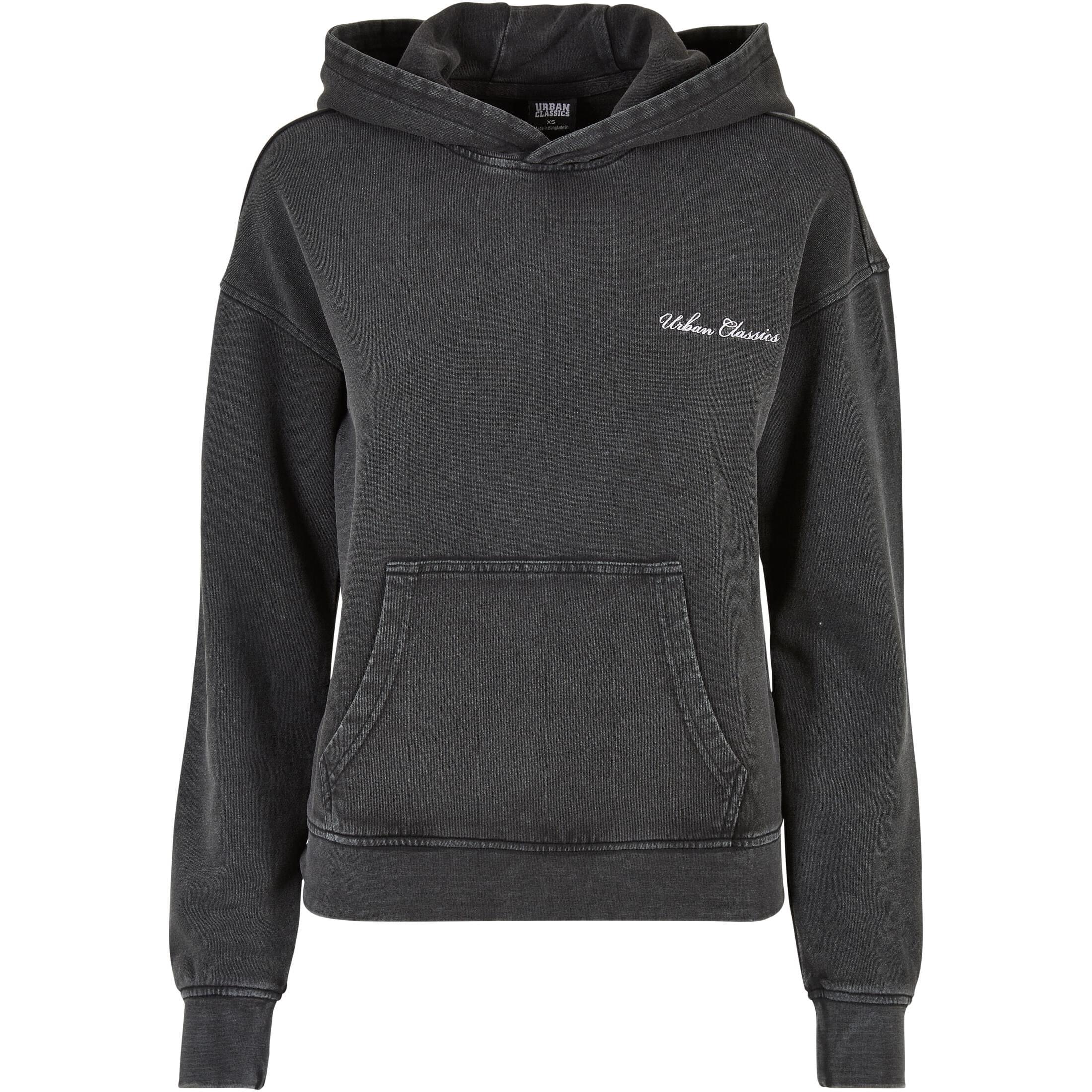 Sweat bluza frotte z kapturem z małym haftem kobieta Urban Classics