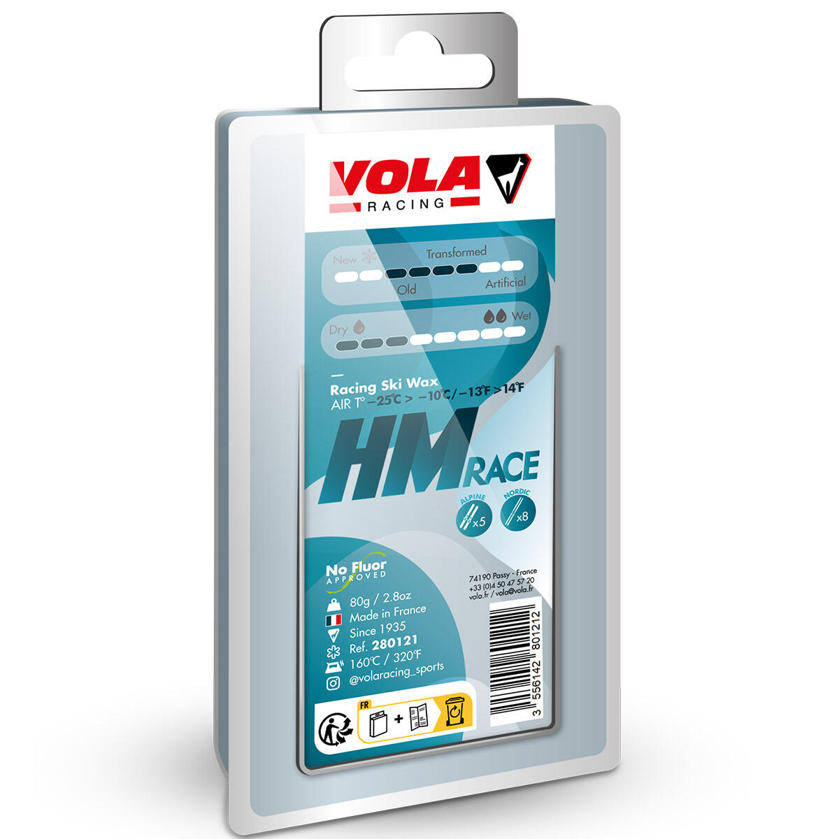 Wosk do nart wyścigowych Vola HMach 80 g