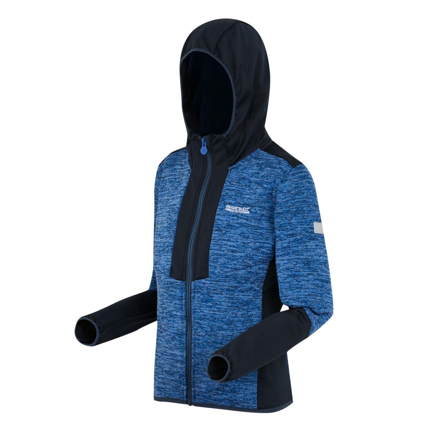 Dziecięca bluza z kapturem z pełnym zamkiem błyskawicznym Regatta Dissolver X