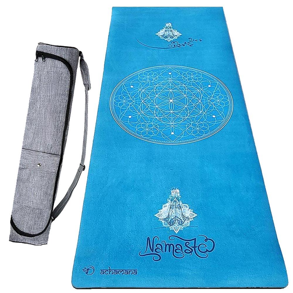 Mata do jogi Hi-tech 6mm +Wodoodporna torba, 3 materiały dla większej wygody8