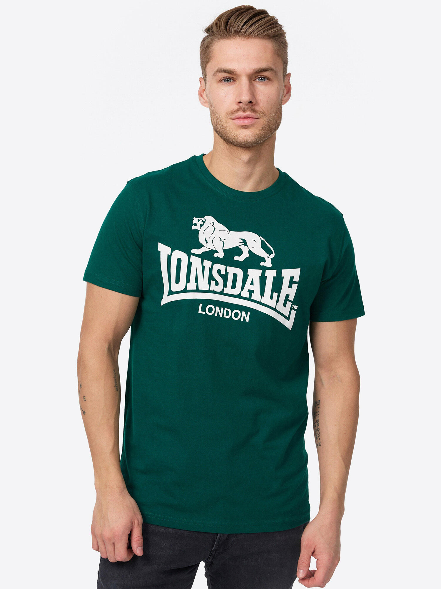 T-shirt o klasycznym kroju Lonsdale Logo