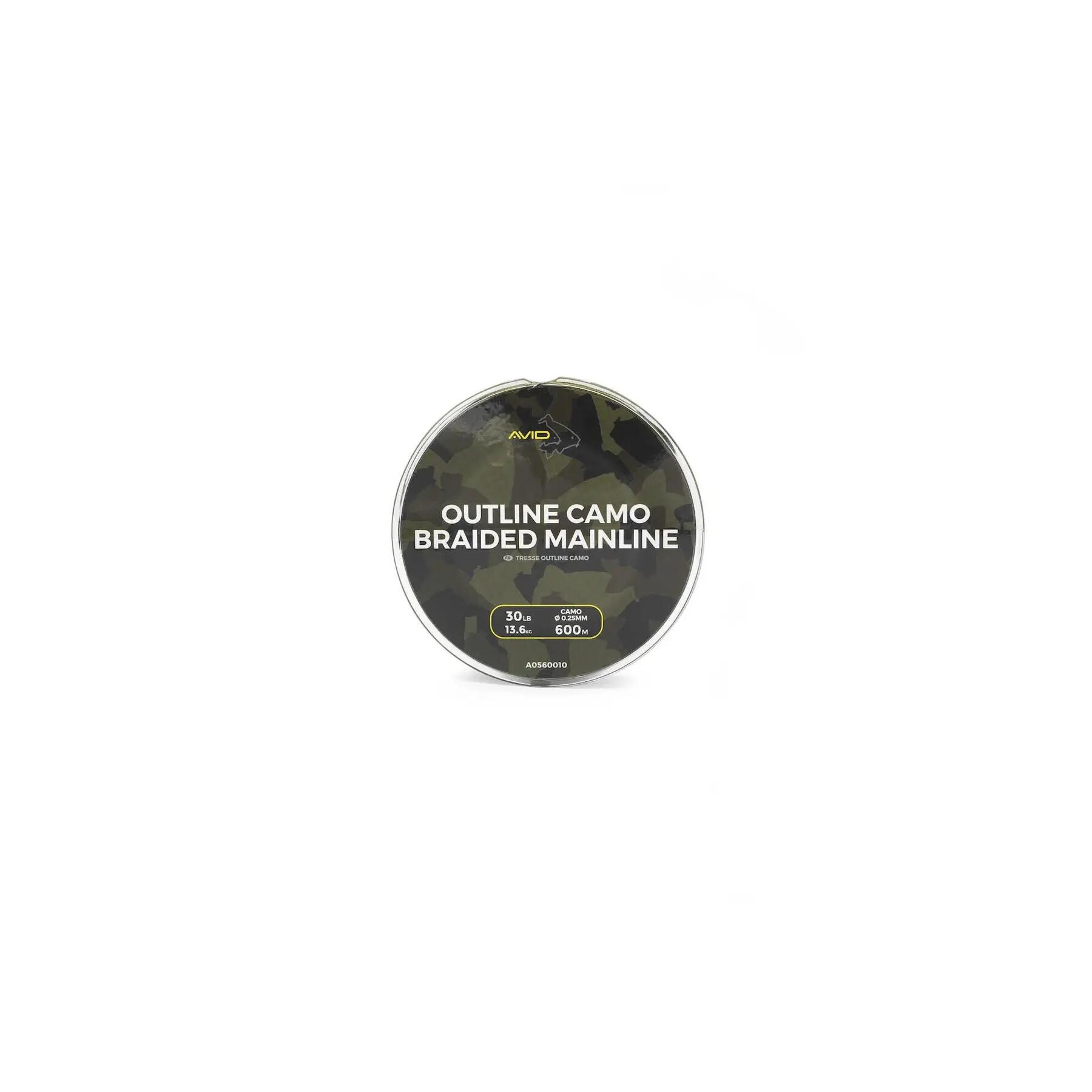 Główny oplot lniany Avid outline camo 300 m