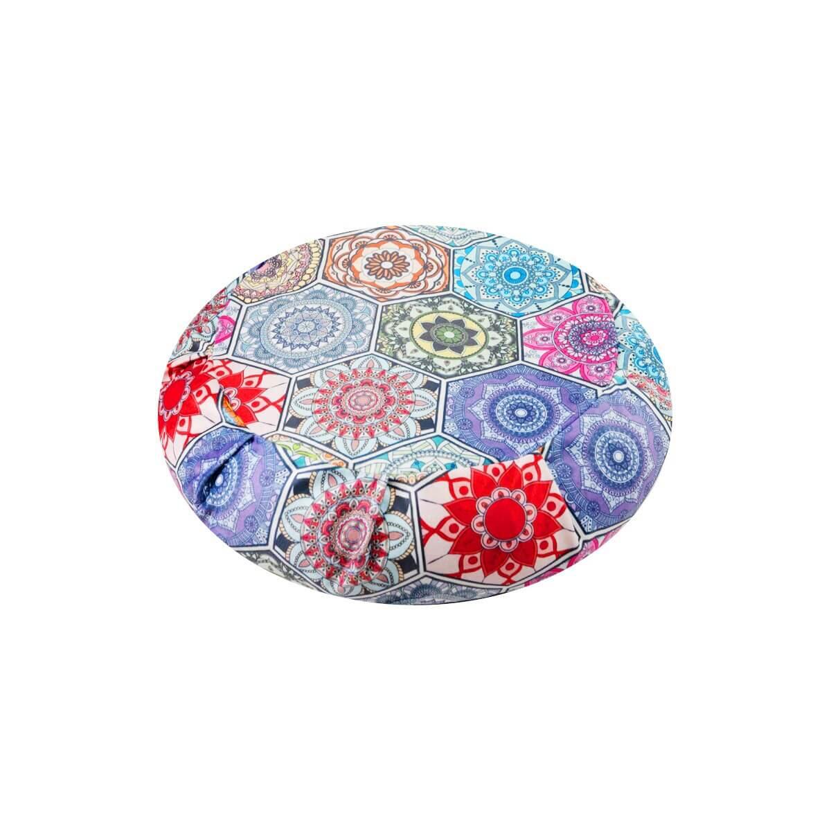 Poduszka do medytacji Zafu Omm Yoga Mandala Vibrant