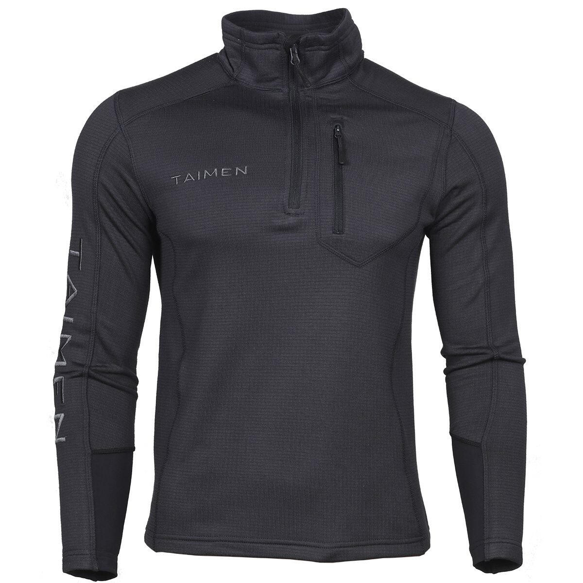 Bluza polarowa Taimen Uilgan Grid - Ciemnoszara