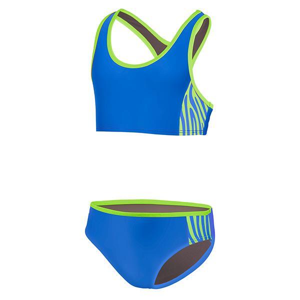 Beco Zebra Vibes bikini dla dziewczynek niebiesko-zielony