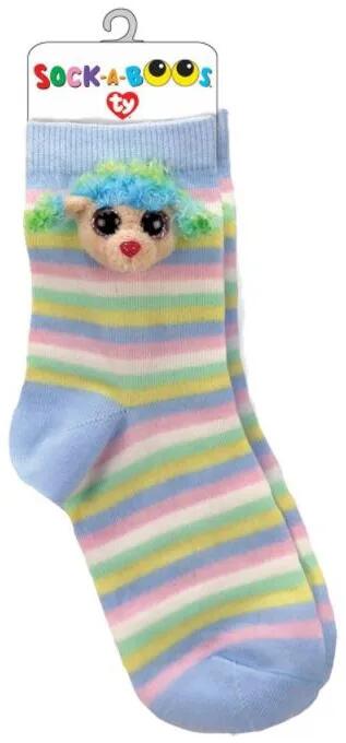 Skarpetki dziecięce Ty Fashion Rainbow Poodle 3D fioletowe - 27-30