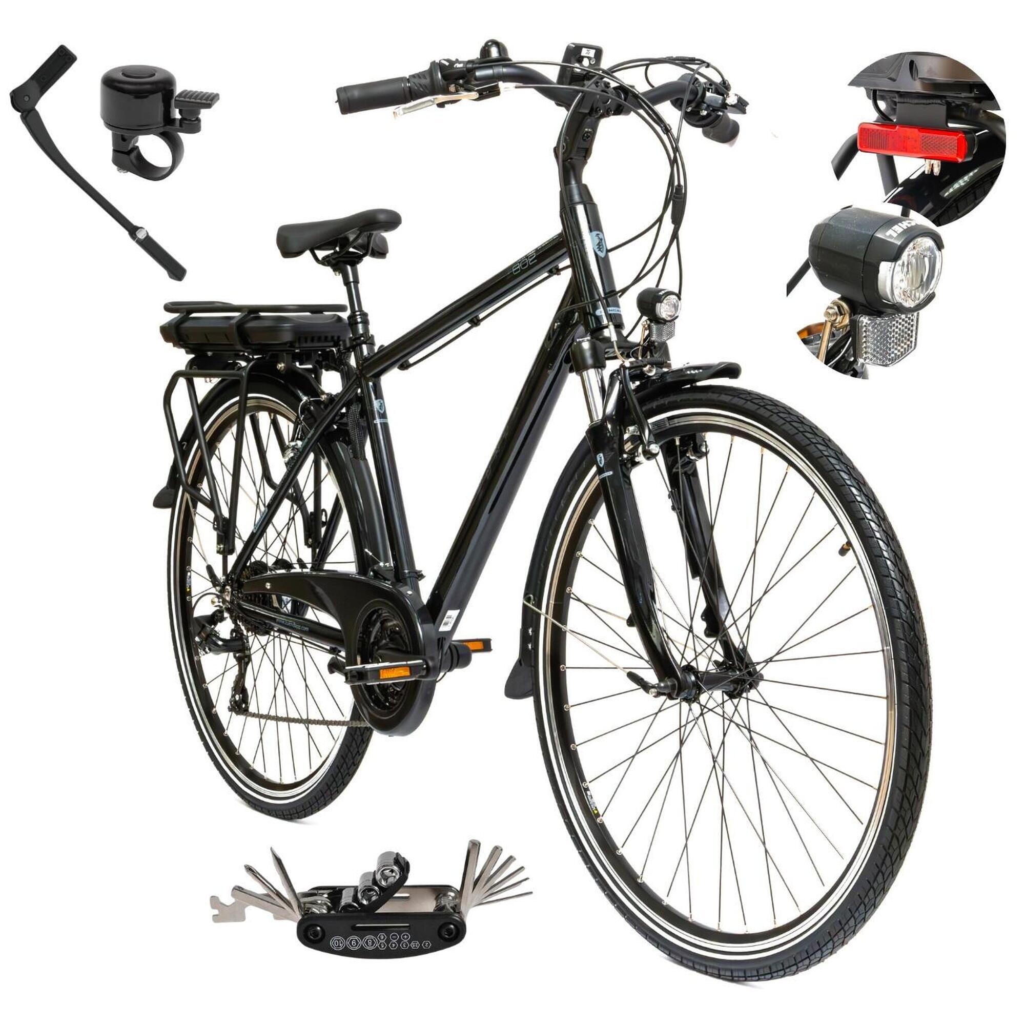Rower Elektryczny Męski Trekkingowy 28 Shimano Aluminium Amory 2025 250 W
