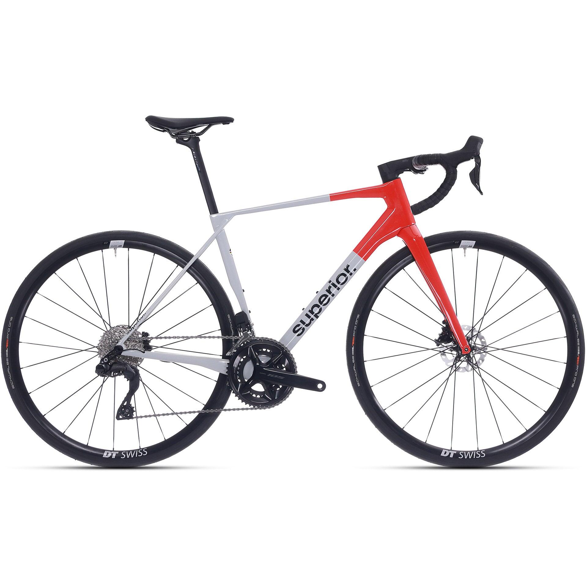 Superior X-Road 9.5 GF 700C 58cm (XL) szary połysk/pomarańczowo-czerwony