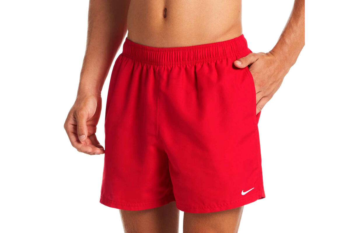 Spodenki kąpielowe Nike Essential 7 - czerwone, regular fit, 2XL