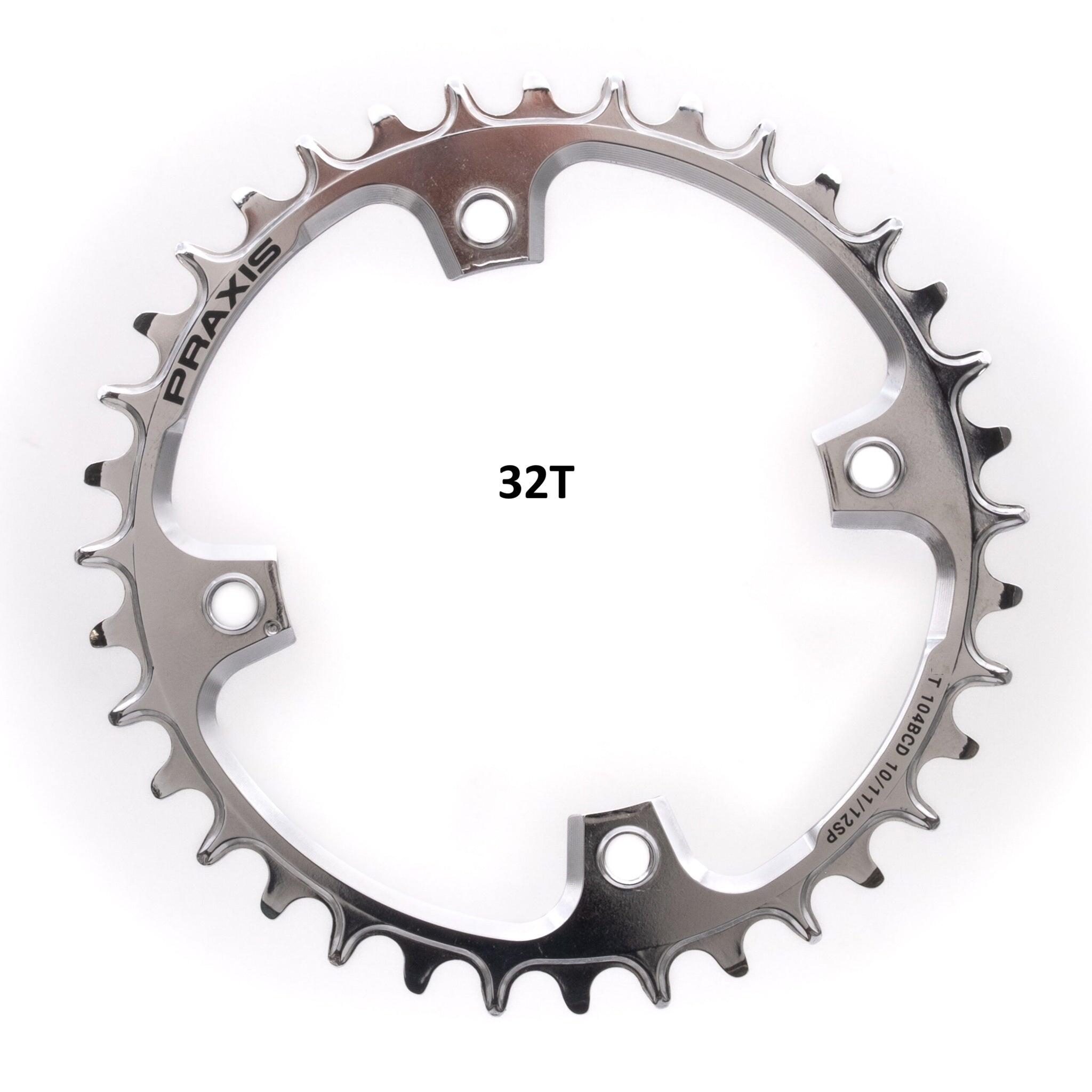Tarcza Praxis 1x E-Ring 104BCD M8 32T PVD 10/11/12sp