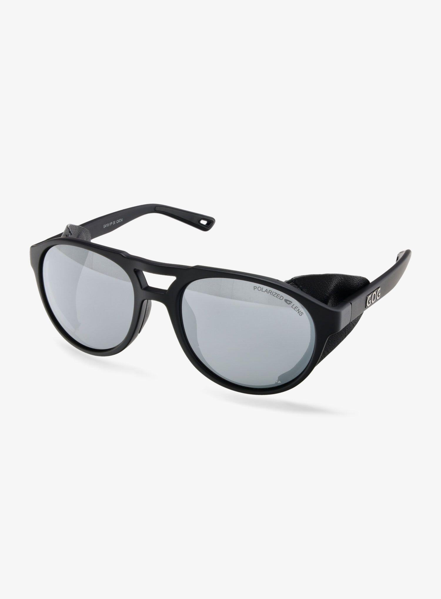 Okulary lodowcowe GOG Nanga - matt black/silver mirror