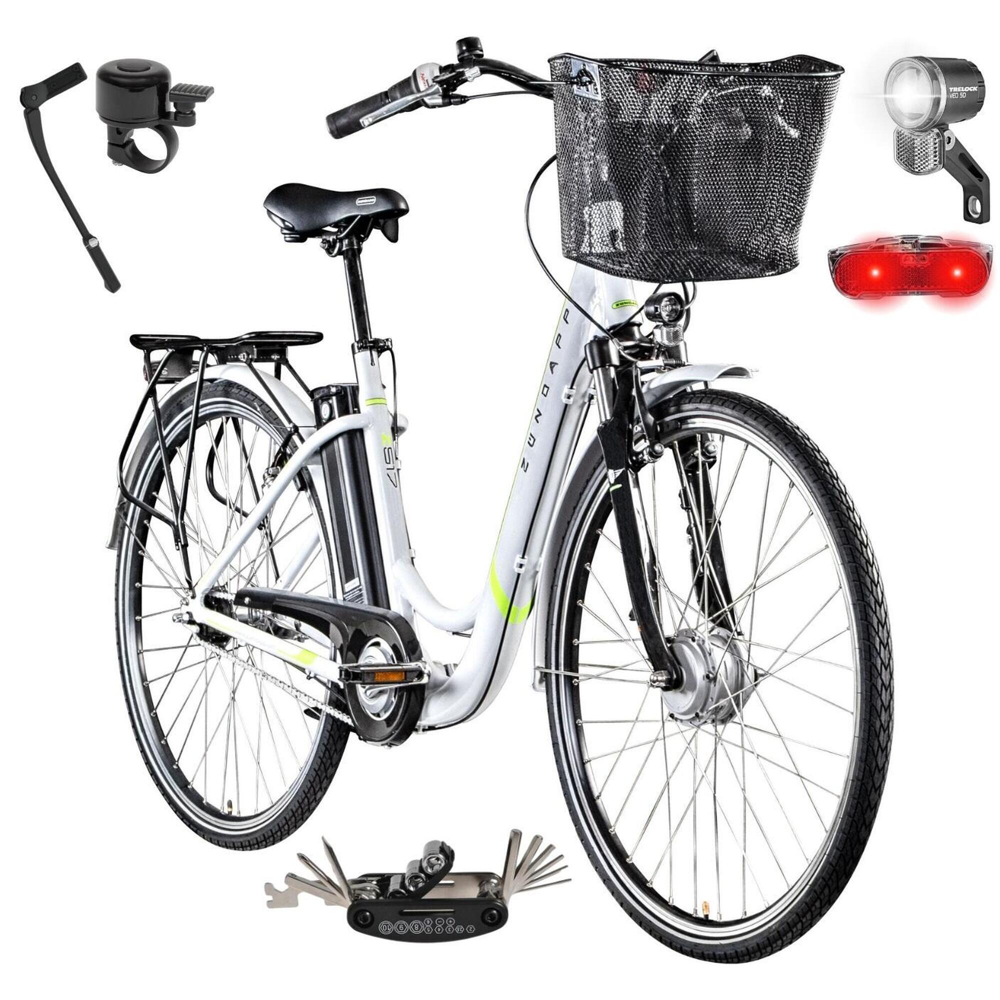 Rower Elektryczny Damski Miejski Koła 28 LCD 250 W Alu 2025 SHIMANO Nexus