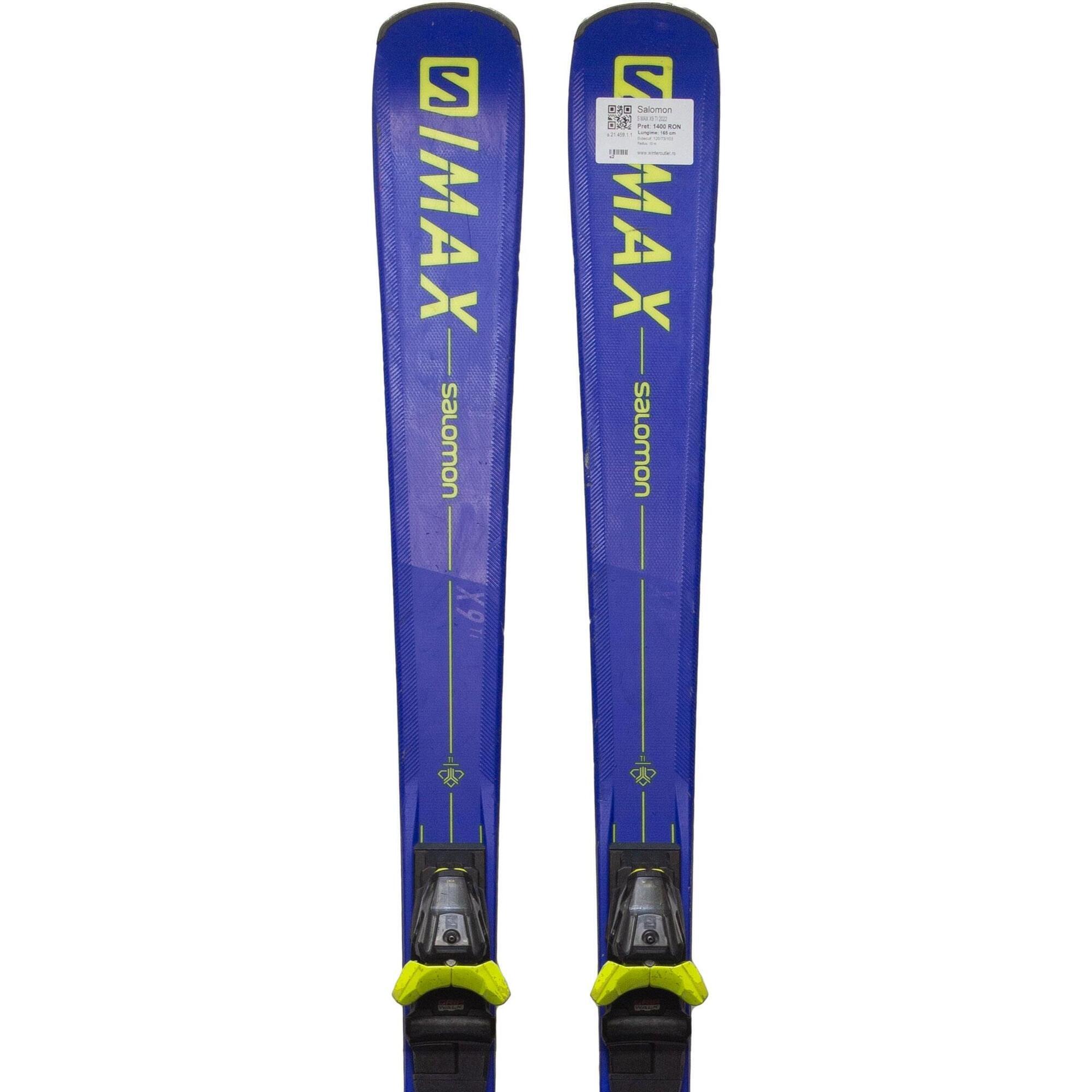 Second Life- Narty SALOMON S MAX X9 TI 2022  160 cm- Stan bardzo dobry