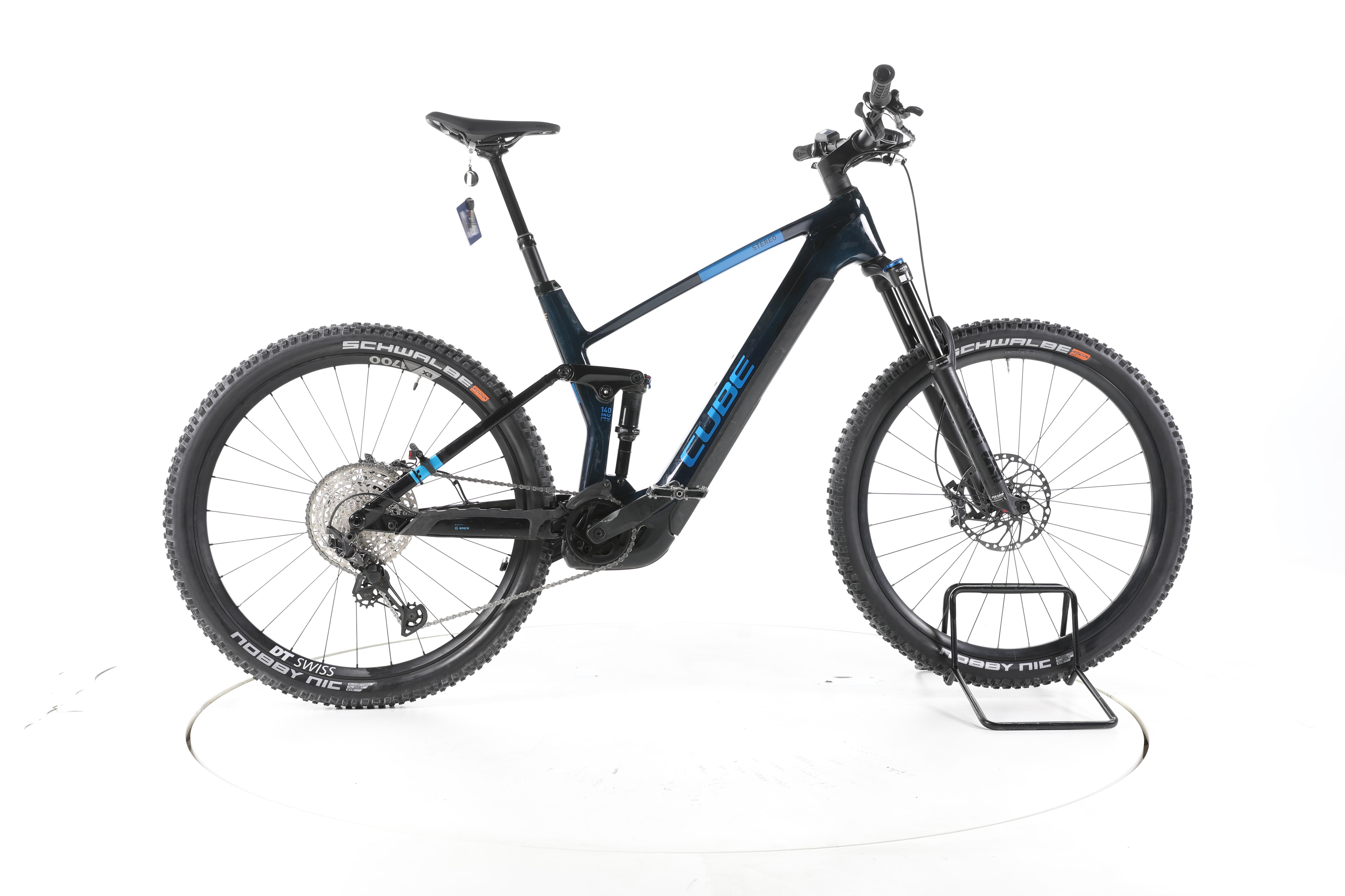 Second Life - Cube Stereo Hybrid 140 HPC SLX E-Bike Carbon - Bardzo dobry stan