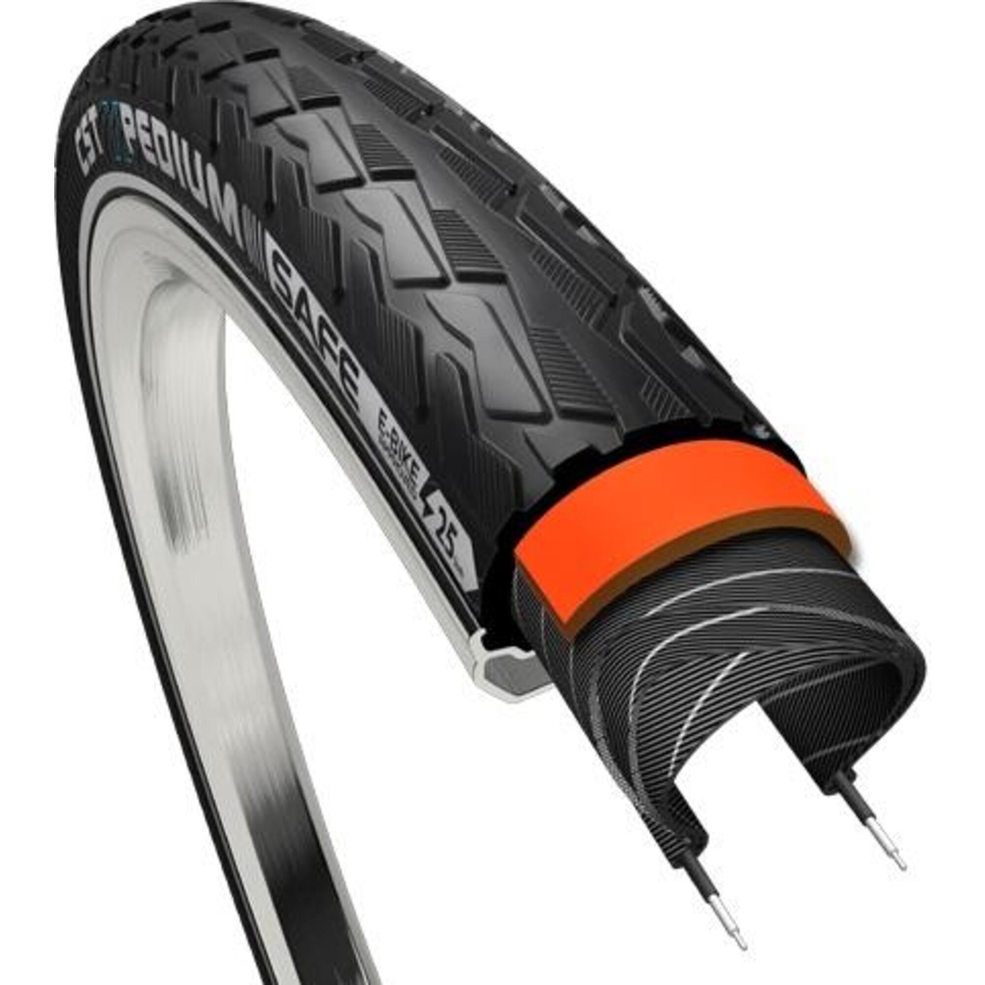 Opona Xpedium Safe 28 X 1.50 / 40-622 Mm - Czarna Z Odblaskiem