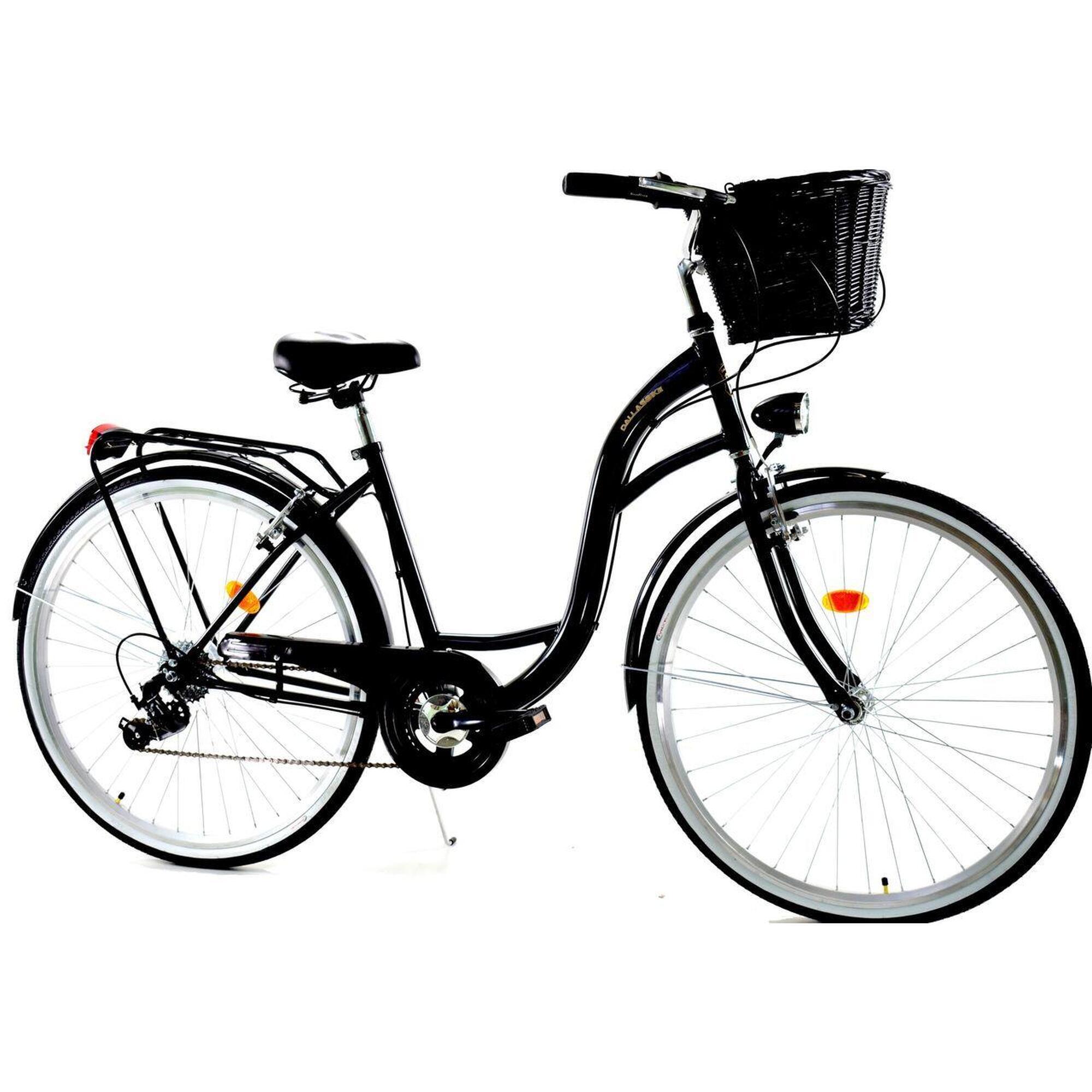 Rower Miejski Dallas Bike City 28 7spd + kosz