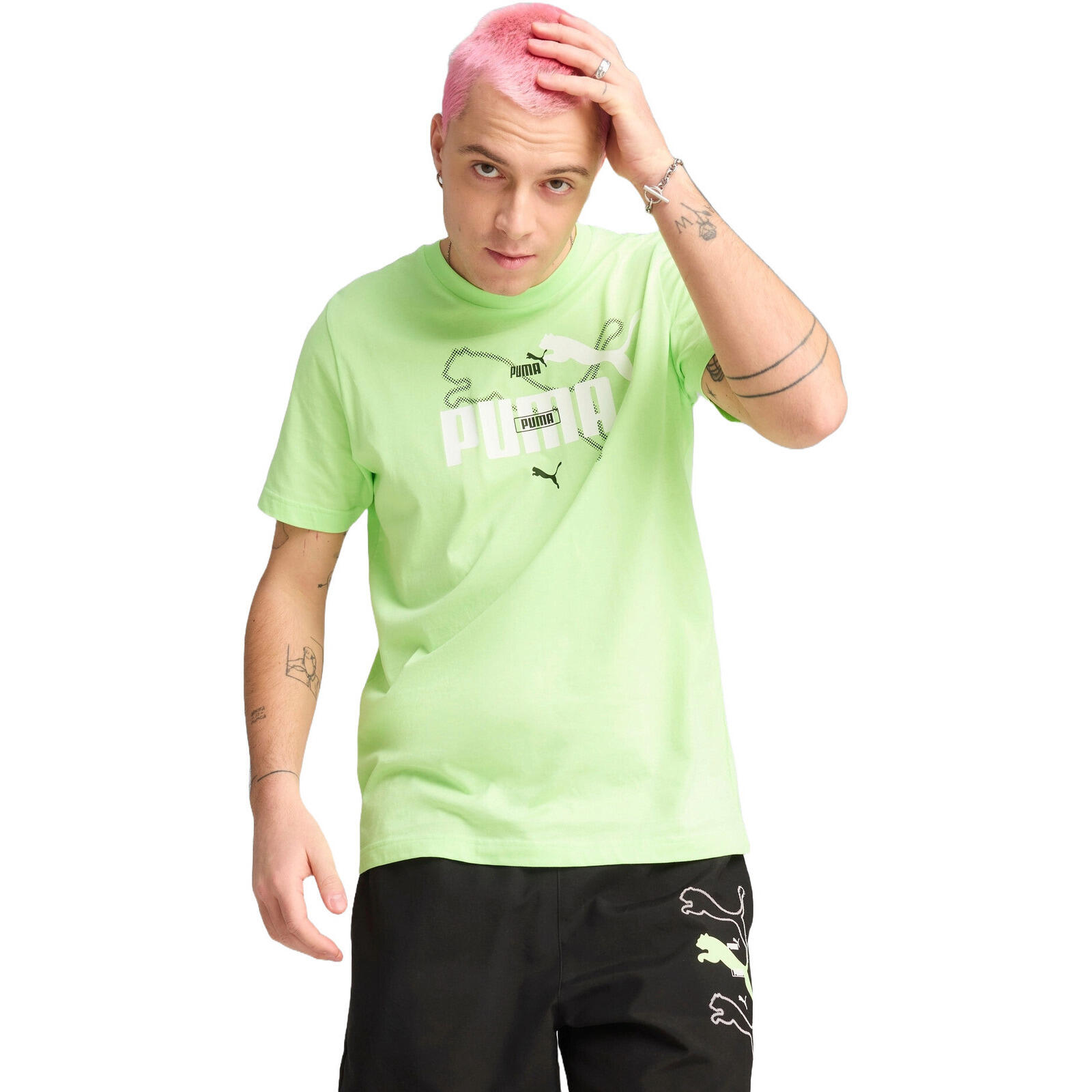 Koszulka męskie Puma Ess Logo Lab Summer Tee