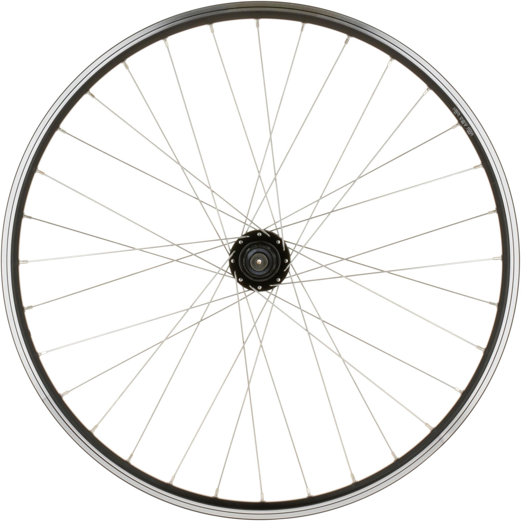 Koło do roweru MTB 26 Rockrider tylne dwukomorowe do tarczy/V-brake kasety i zacisku QR