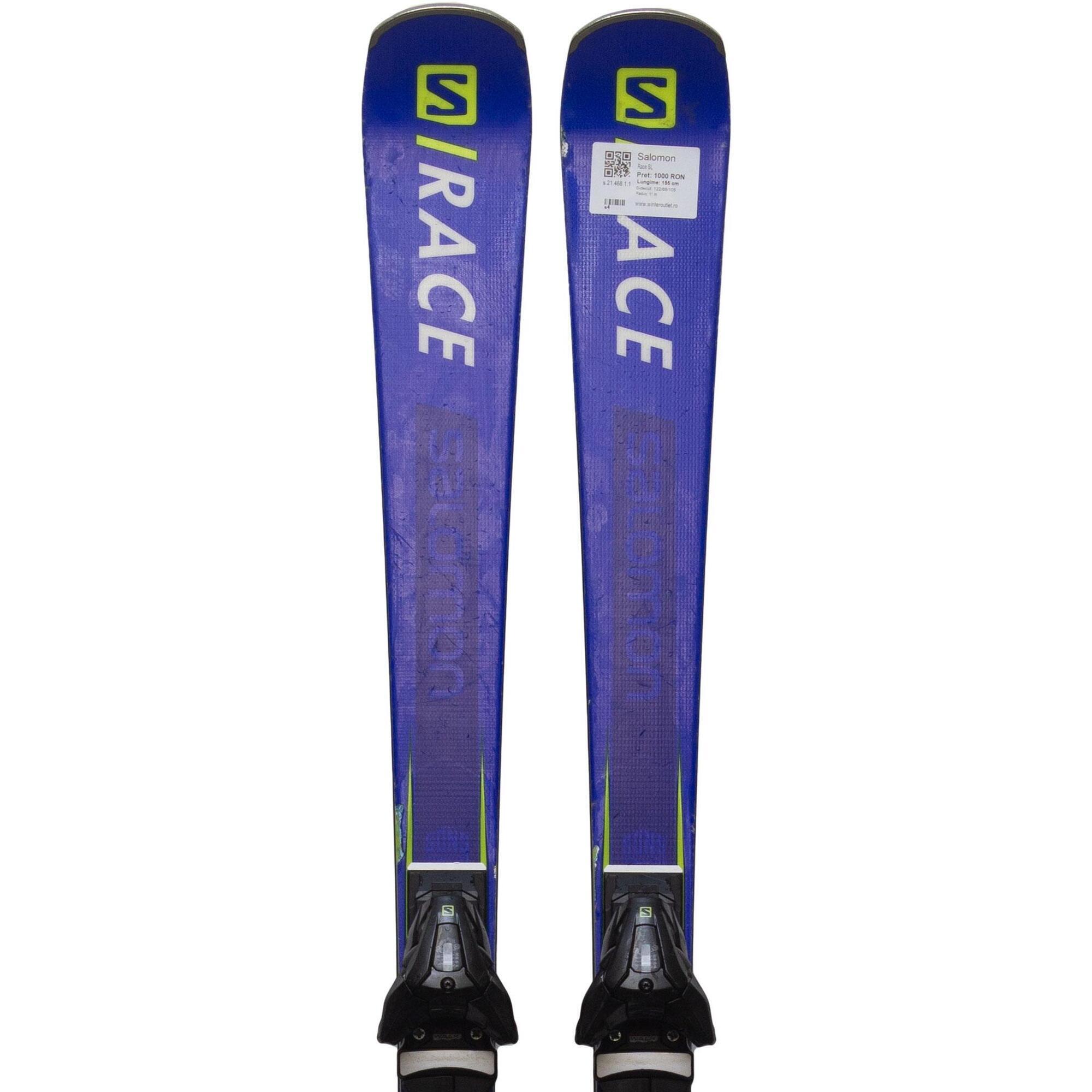 Second Life- Narty SALOMON Race SL 155 cm- Stan zadowalający