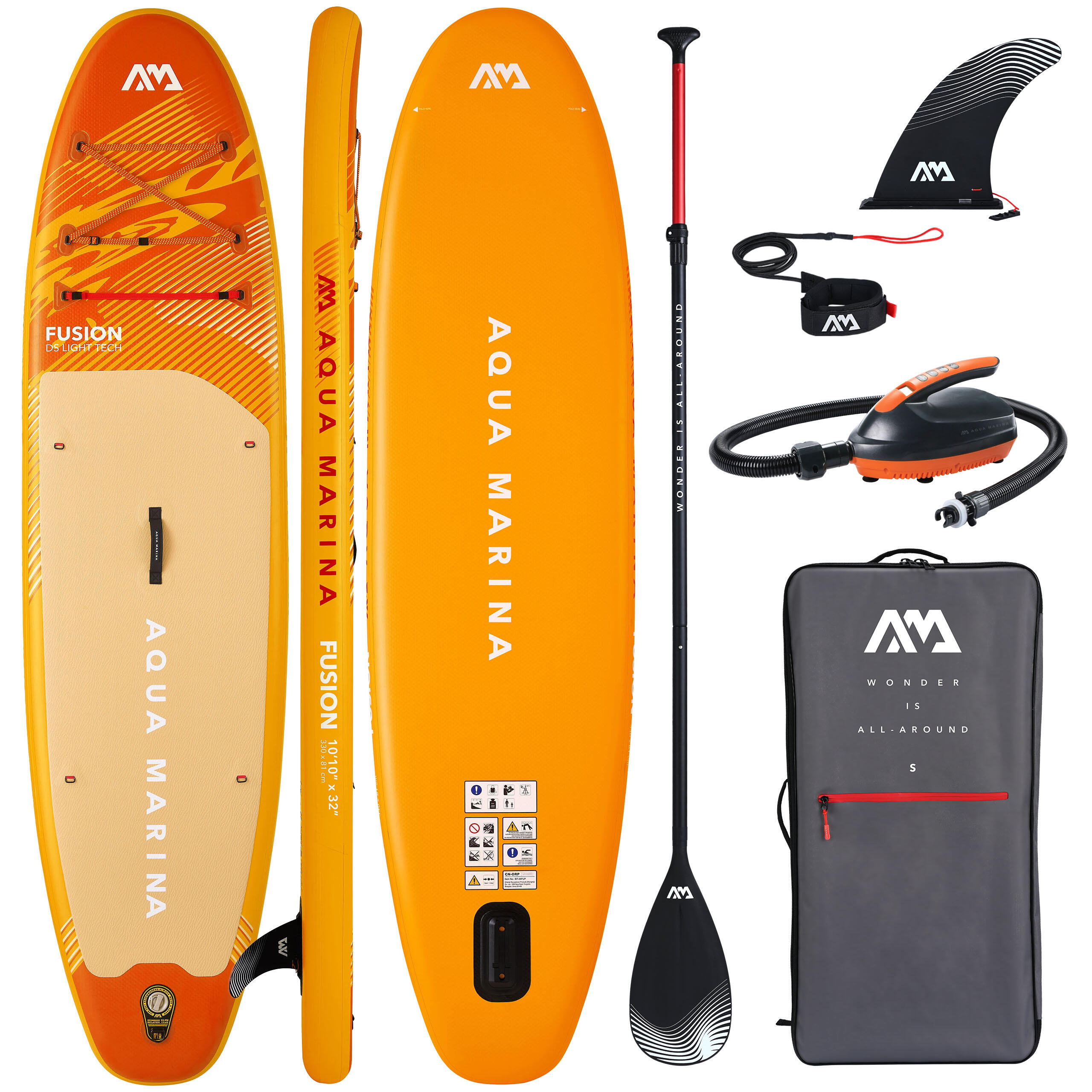 Deska SUP Pompowana Aqua Marina Fusion 330 cm 2026 + POMPKA Aqua Marina 12V