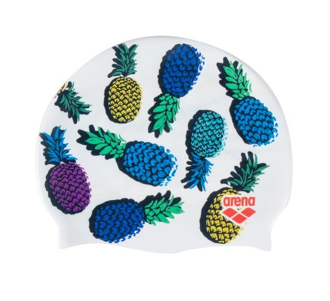 Czepek pływacki silikonowy unisex treningowy na basen Arena HD Cap Pineapples