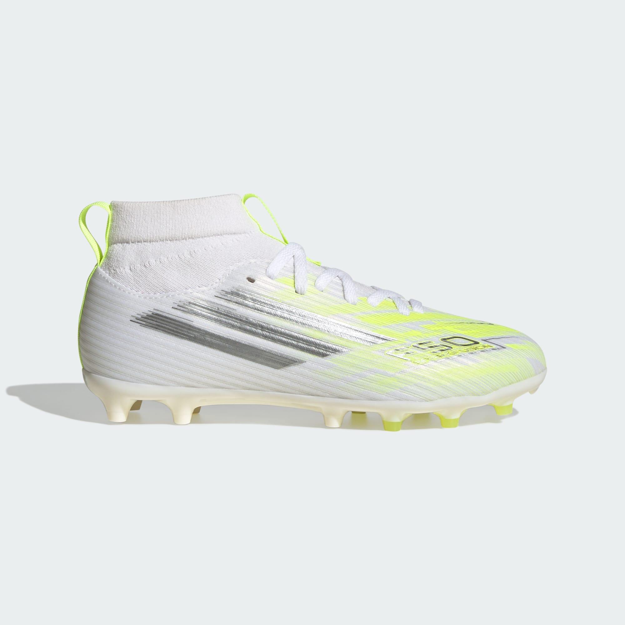 Dziecięce buty piłkarskie F50 SPARKFUSION LEAGUE do kostki na naturalną /
