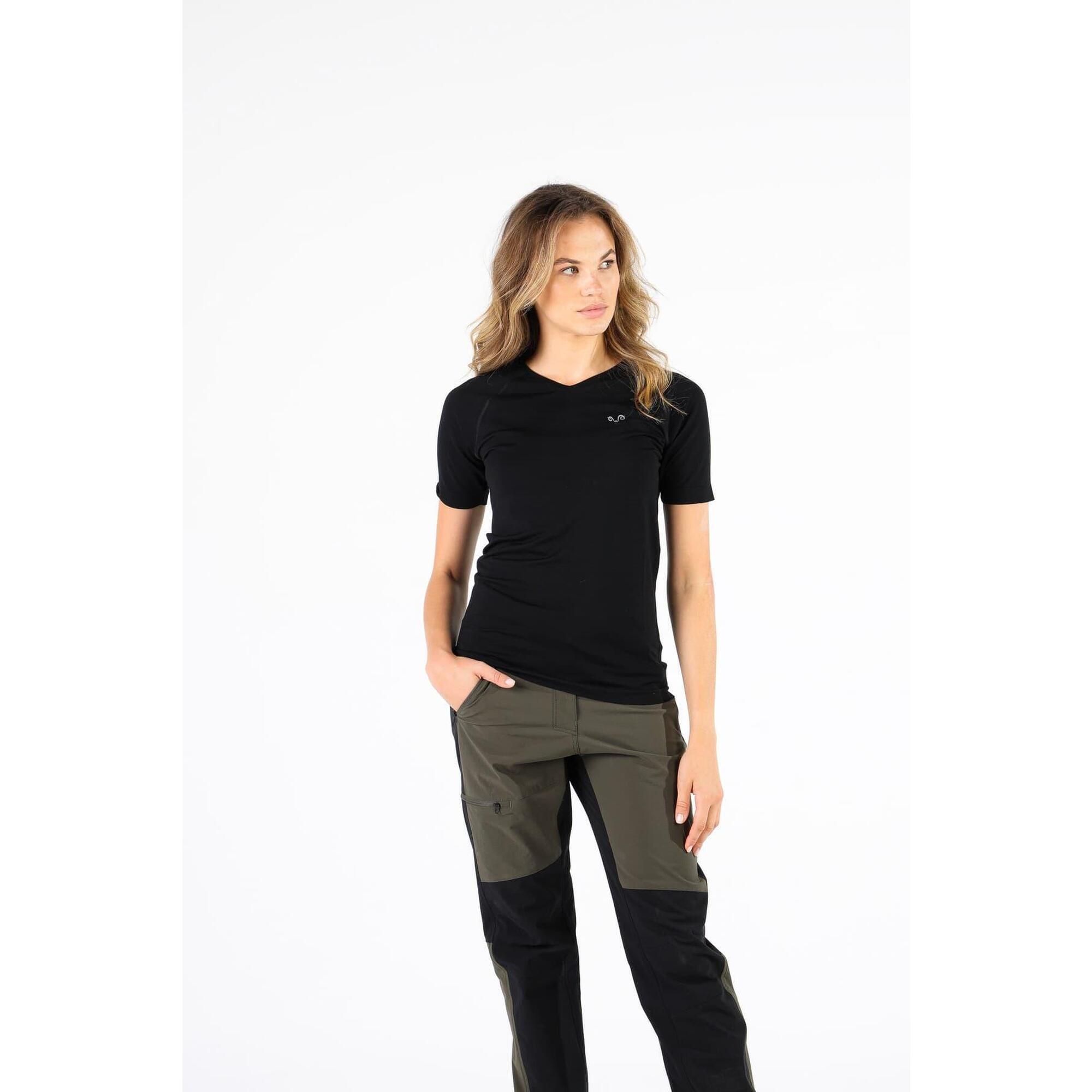 Koszulka turystyczna damska Woolona Elma Merino