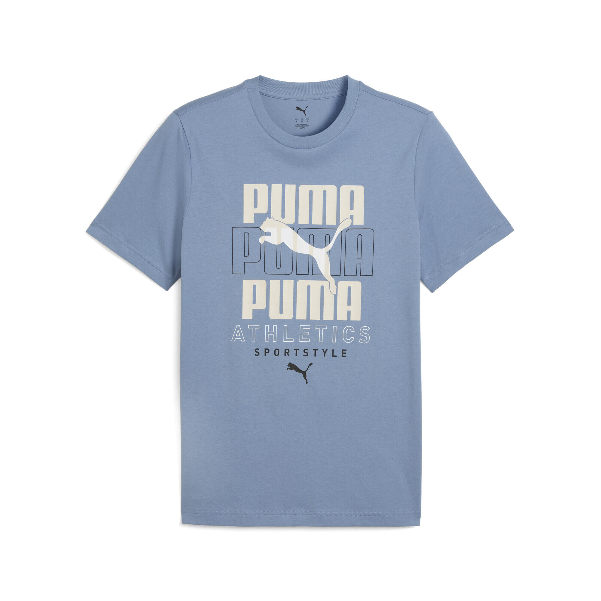 Męska koszulka z nałożonymi na siebie grafikami PUMA