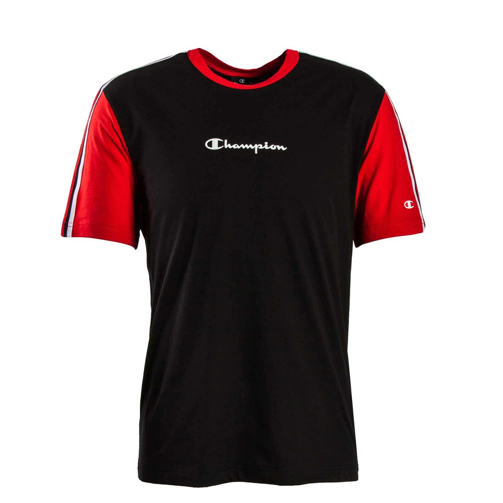 Koszulka z krótkim rękawem Męska Champion Crewneck Czarny