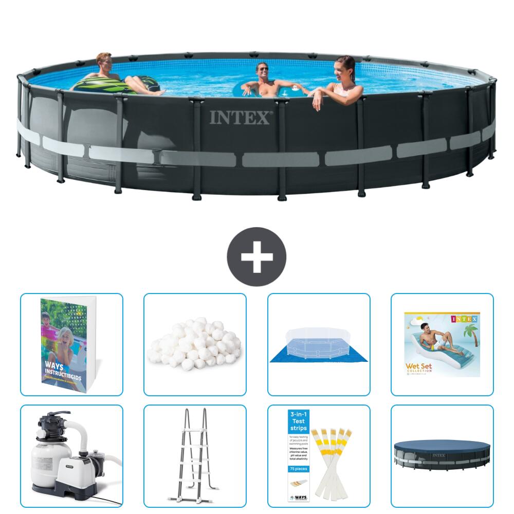 INTEX Basen Ultra XTR Okrągły - 610x122 cm - 9-częściowy S527