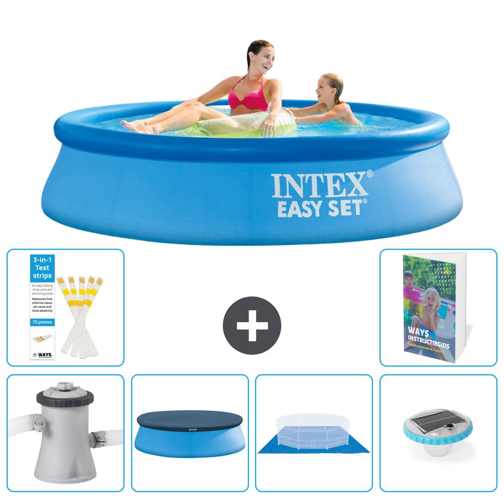 INTEX Basen Easy Set Okrągły - 244x61 cm - 7-częściowy S248