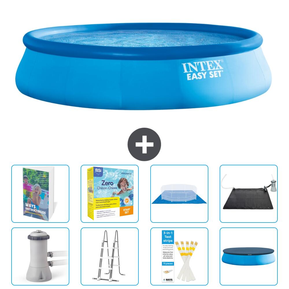 INTEX Basen Easy Set Okrągły - 457x107 cm - 9-częściowy S582