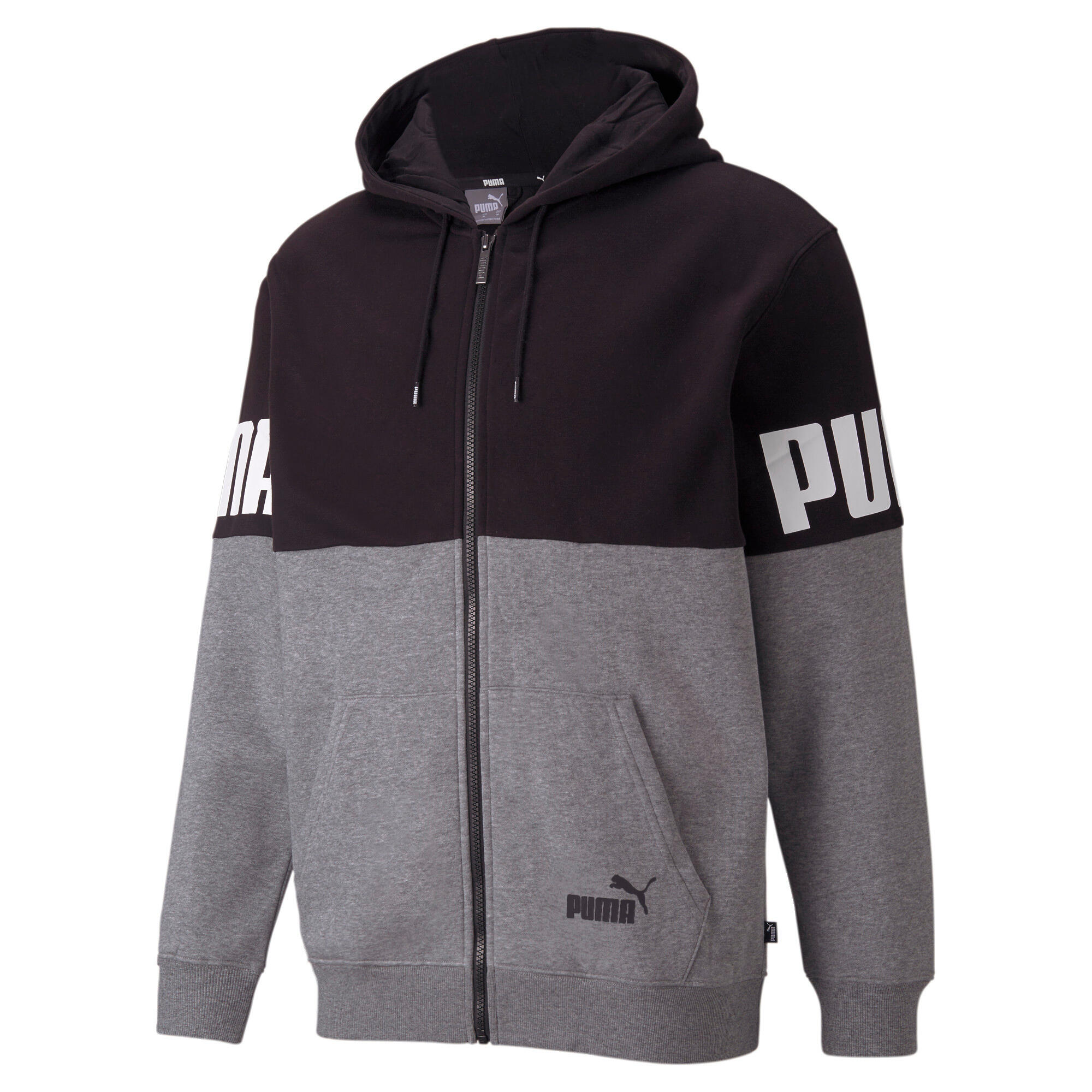 Bluza dresowa męska Puma POWER COLORBLOCK FZ