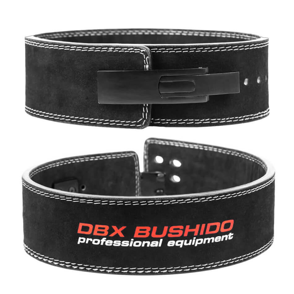 Pas kulturystyczny ze skóry Premium DBX BUSHIDO - DBX-WB-1