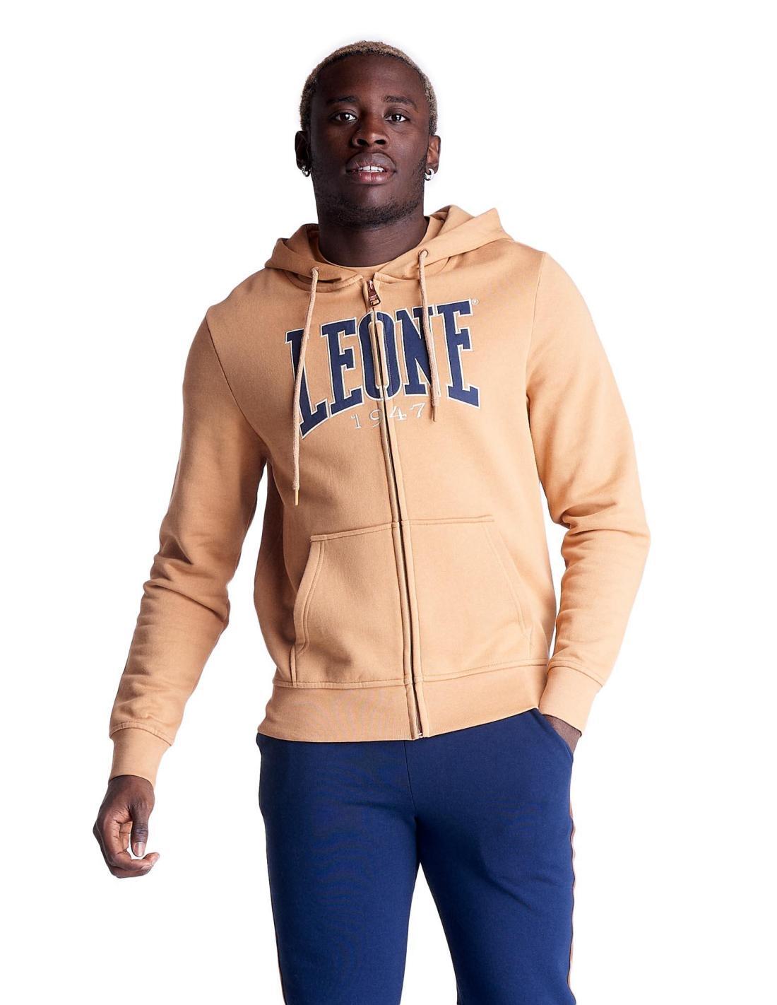 Męski dres z kapturem i zamkiem błyskawicznym Earth Tones