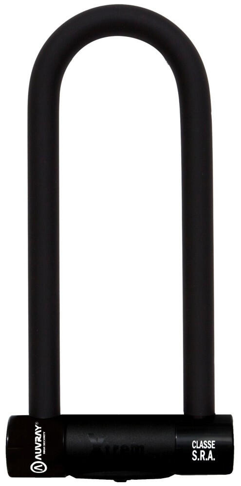 AUVRAY zapięcie U-LOCK XTREM MEDIUM BLACK EDITION - bolec 18mm, 85mm x 250mm