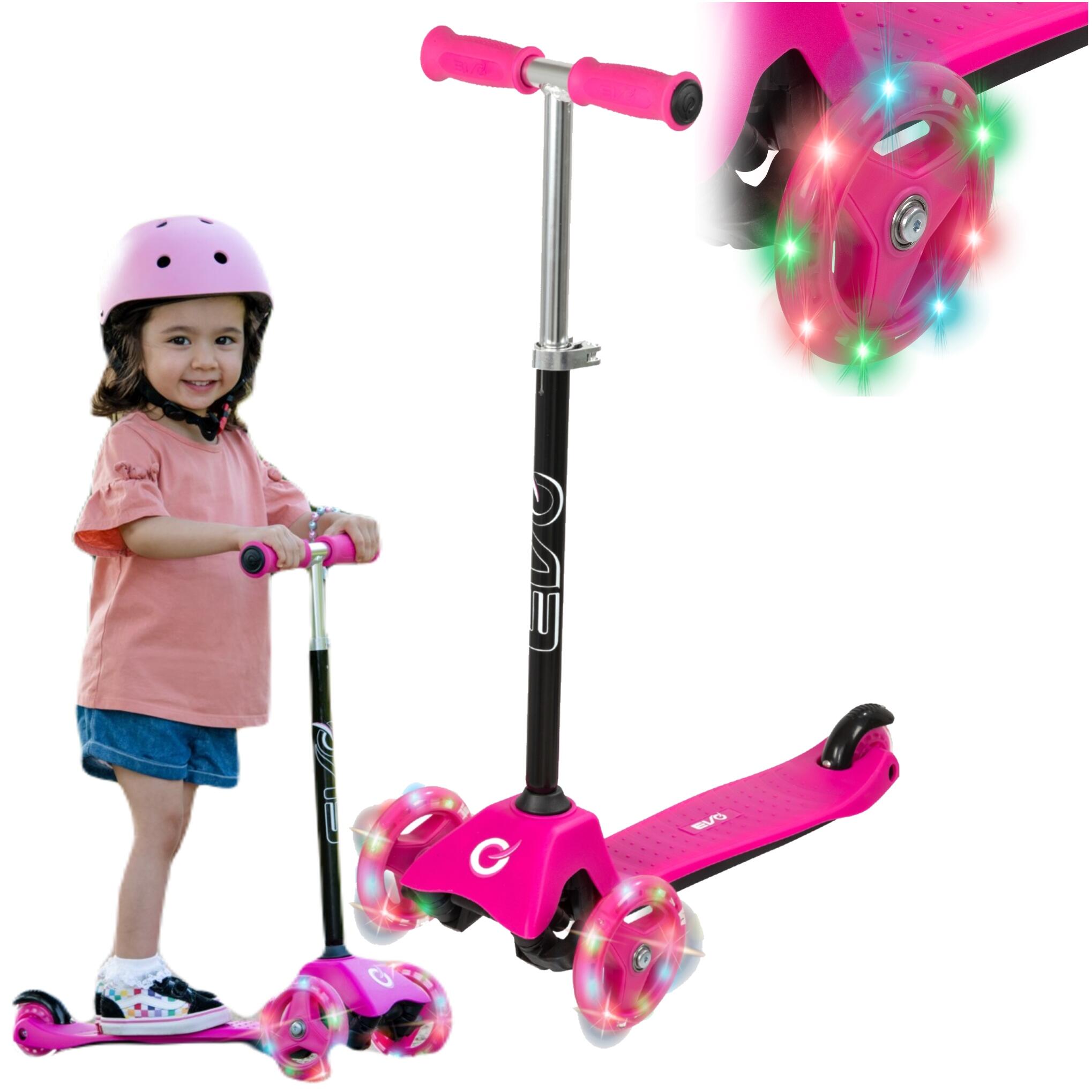 Regulowana Trójkołowa Hulajnoga dla Dzieci Light Up Mini Cruiser EVO
