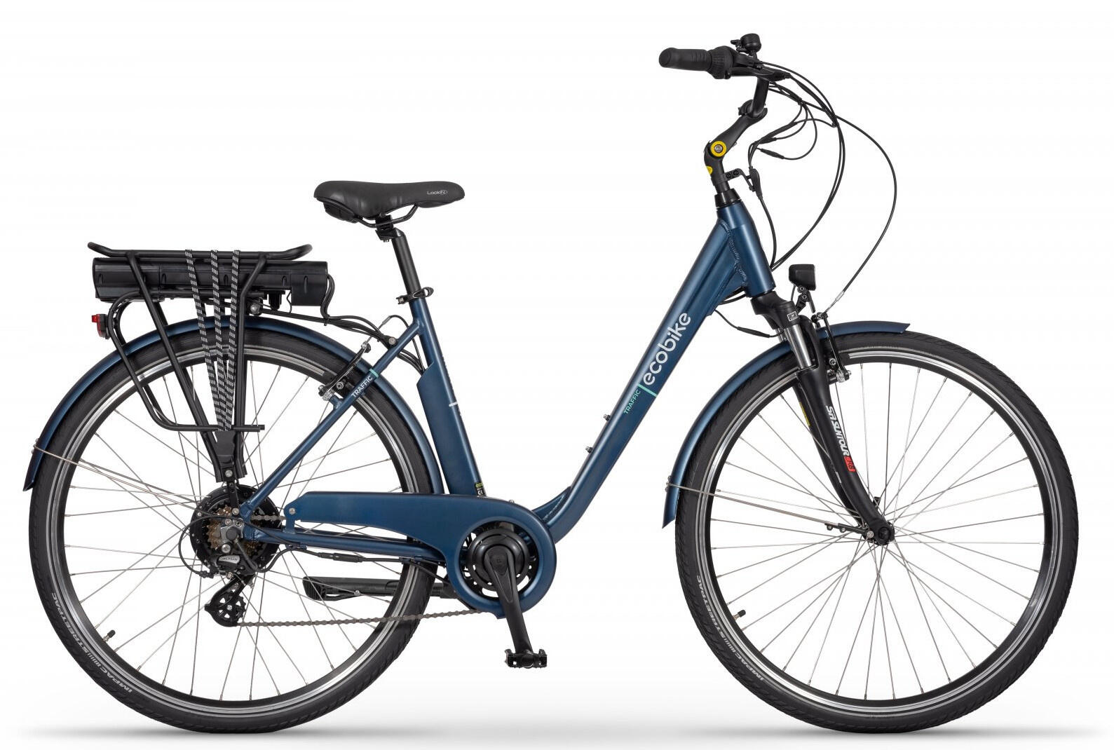Rower elektryczny Ecobike Traffic D rama 19 blue bateria 14,5ah