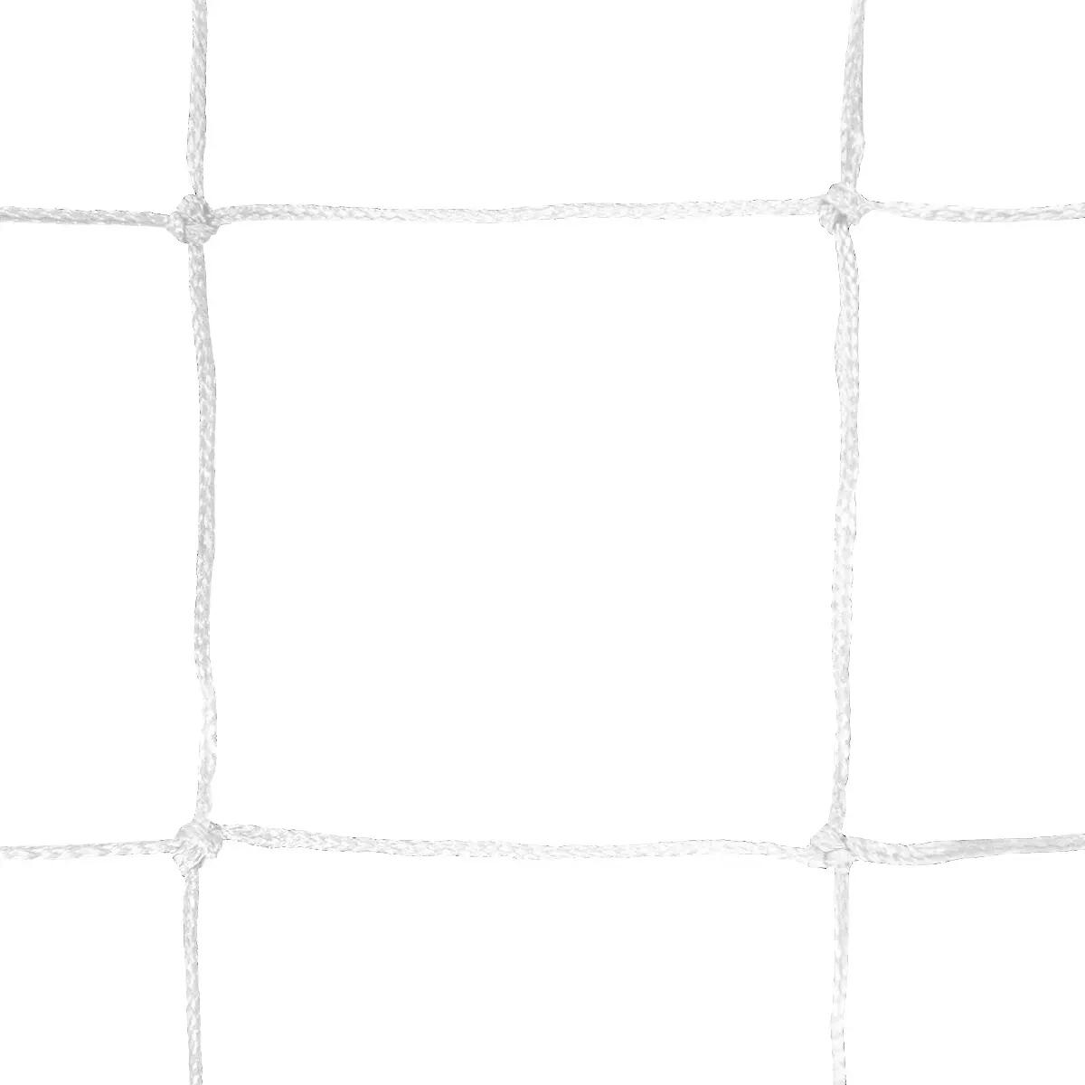 Para siatki do piłki nożnej 11-osobowej trapezowe PE plecione 3mm pojedyncza sia