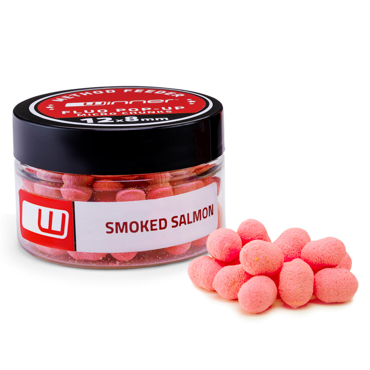 Mikro Fluo Chunks przynęty do metodyWędzony Łosoś