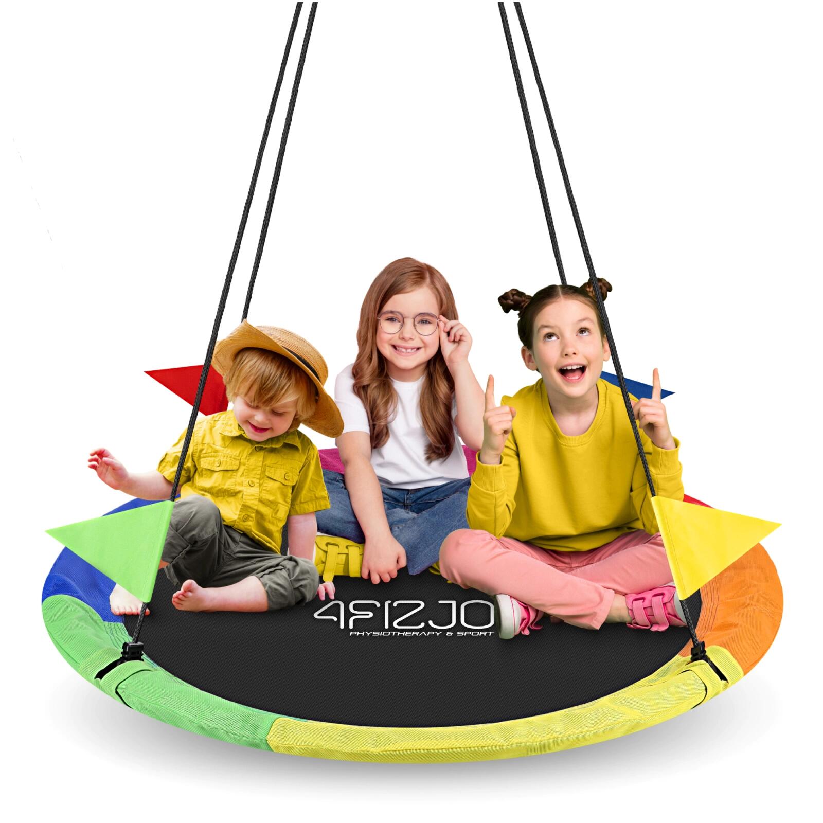 Huśtawka ogrodowa dla dzieci XXL Bocianie Gniazdo 120 cm